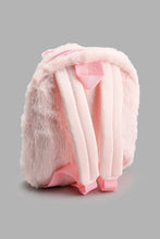 تنزيل الصورة على معرض الصور، Redtag-Pink--Character-Faux-Fur-Backpack-Backpacks-Girls-
