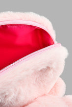 تنزيل الصورة على معرض الصور، Redtag-Pink--Character-Faux-Fur-Backpack-Backpacks-Girls-
