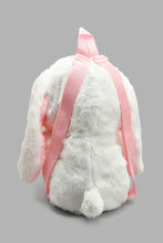 Load image into Gallery viewer, Redtag-White--Character-Faux-Fur-Backpack-Backpacks-Girls-
