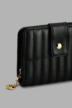 تنزيل الصورة على معرض الصور، Redtag-Black-Quilted-Purse-Colour:Black,-Filter:Women&#39;s-Accessories,-New-In,-New-In-Women-ACC,-Non-Sale,-S22A,-Women-Purses-Women-
