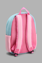 Load image into Gallery viewer, Redtag-Pink-And-Mint-Green-Printed-Backpack-Colour:Pink,-Filter:Girls-Accessories,-GIR-Backpacks,-New-In,-New-In-GIR-ACC,-Non-Sale,-S22A-Girls-
