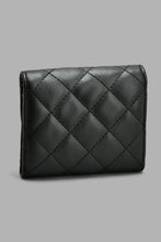 Load image into Gallery viewer, Redtag-Black-Quilted-Purse-Purses-Girls-
