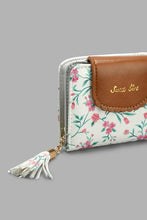 Load image into Gallery viewer, Redtag-White-Floral-Printed-Purse-Purses-Girls-
