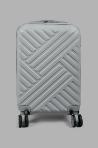 Redtag-Grey-4-Wheel-Hard-Side-20"-Luggage-Trolley-Colour:Grey,-Filter:Travel-Accessories,-LUG-Luggages,-New-In,-New-In-LUG-ACC,-Non-Sale,-S22A-Travel-Accessories-