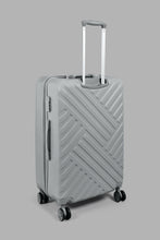 تنزيل الصورة على معرض الصور، Redtag-Grey-4-Wheel-Hard-Side-24&quot;-Luggage-Trolley-Colour:Grey,-Filter:Travel-Accessories,-LUG-Luggages,-New-In,-New-In-LUG-ACC,-Non-Sale,-S22A-Travel-Accessories-
