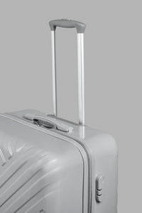 Redtag-Grey-4-Wheel-Hard-Side-24"-Luggage-Trolley-Colour:Grey,-Filter:Travel-Accessories,-LUG-Luggages,-New-In,-New-In-LUG-ACC,-Non-Sale,-S22A-Travel-Accessories-