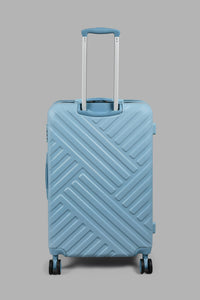 Redtag-Blue-4-Wheel-Hard-Side-24"-Luggage-Trolley-Colour:Blue,-Filter:Travel-Accessories,-LUG-Luggages,-New-In,-New-In-LUG-ACC,-Non-Sale,-S22A-Travel-Accessories-