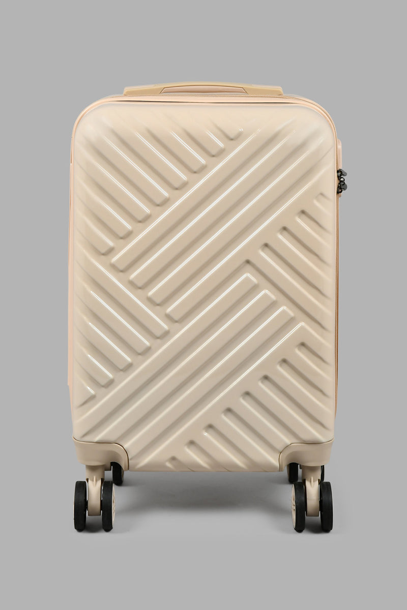 Redtag-Off-White-4-Wheel-Hard-Side-20"-Luggage-Trolley-Hard-Luggage-Travel-Accessories-