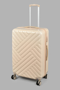 Redtag-Off-White-4-Wheel-Hard-Side-28"-Luggage-Trolley-Hard-Luggage-Travel-Accessories-