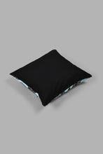 تنزيل الصورة على معرض الصور، Redtag-Teal-And-Black-Zebra-Cushion-Colour:Black,-Colour:Teal,-Filter:Home-Bedroom,-HMW-BED-Cushions,-New-In,-New-In-HMW-BED,-Non-Sale,-S22A,-Section:Homewares-Home-Bedroom-
