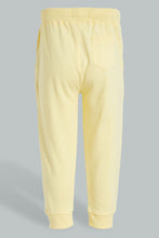 Load image into Gallery viewer, Redtag-Yellow-Placement-Print-Active-Pant-Joggers-Infant-Boys-3 to 24 Months
