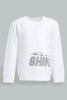 Redtag-White-Placement-Print-SweaT-Shirts-Sweatshirts-Infant-Boys-3 to 24 Months