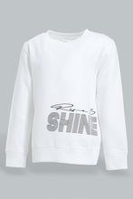 Load image into Gallery viewer, Redtag-White-Placement-Print-SweaT-Shirts-Sweatshirts-Infant-Boys-3 to 24 Months
