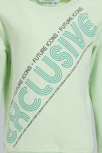 Load image into Gallery viewer, Redtag-Mint-Placement-Print-SweaT-Shirts-Sweatshirts-Infant-Boys-3 to 24 Months
