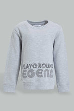 Load image into Gallery viewer, Redtag-Grey-Placement-Print-SweaT-Shirts-Sweatshirts-Infant-Boys-3 to 24 Months
