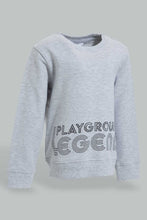 Load image into Gallery viewer, Redtag-Grey-Placement-Print-SweaT-Shirts-Sweatshirts-Infant-Boys-3 to 24 Months

