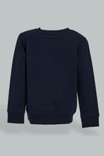 Load image into Gallery viewer, Redtag-Sky-Blue-Placement-Print-SweaT-Shirts-Sweatshirts-Infant-Boys-3 to 24 Months
