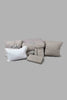Redtag-Grey-Floral-7-Piece-Embroidery-Comforter-Set-
(King-Size)-Comforters-Home-Bedroom-