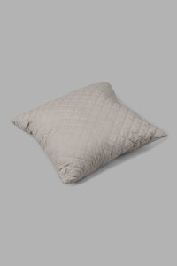 Redtag-Grey-Floral-7-Piece-Embroidery-Comforter-Set-
(King-Size)-Comforters-Home-Bedroom-
