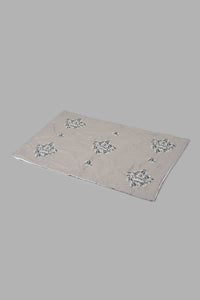 Redtag-Grey-Floral-7-Piece-Embroidery-Comforter-Set-
(King-Size)-Comforters-Home-Bedroom-