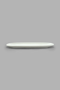 Redtag-White-Porcelain-Oval-Platter-Platter-Home-Dining-