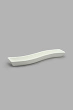 تنزيل الصورة على معرض الصور، Redtag-White-Porcelain-S-Shape-Platter-Platter-Home-Dining-
