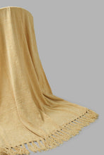 تنزيل الصورة على معرض الصور، Redtag-Mustard-Chenille-Throw-With-Fringe-Throws-Home-Bedroom-
