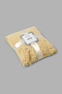 Redtag-Mustard-Chenille-Throw-With-Fringe-Throws-Home-Bedroom-