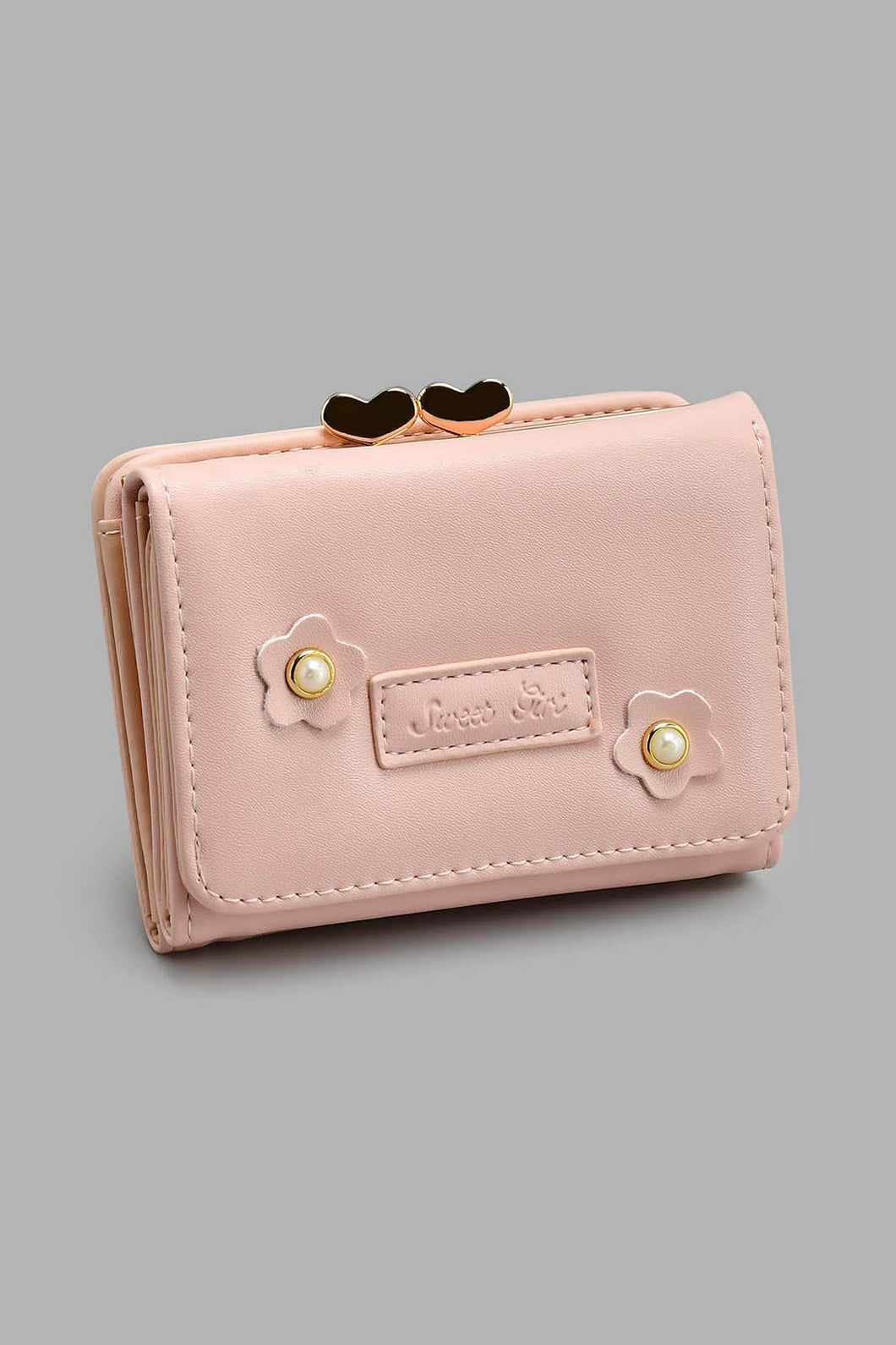 Redtag-Pink-Floral-And-Pearl-Embellished-Purse-Purses-Girls-