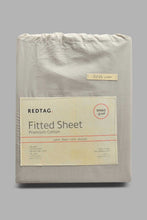 تنزيل الصورة على معرض الصور، Redtag-Grey-Cotton-Fitted-Sheet-
(Single-Size)-Fitted-Sheets-Home-Bedroom-
