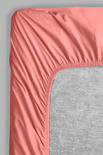 Load image into Gallery viewer, Redtag-Pink-Cotton-Fitted-Sheet-
(Single-Size)-Fitted-Sheets-Home-Bedroom-
