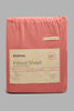 Redtag-Pink-Cotton-Fitted-Sheet-(Double-Size)-Fitted-Sheets-Home-Bedroom-