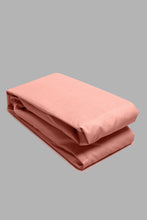 Load image into Gallery viewer, Redtag-Pink-Cotton-Fitted-Sheet-(Double-Size)-Fitted-Sheets-Double-Size-Home-Bedroom-
