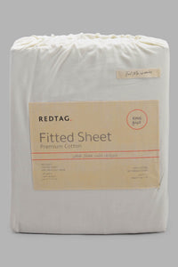 Redtag-Ivory-Cotton-Fitted-Sheet-
(King-Size)-Fitted-Sheets-King-Size-Home-Bedroom-