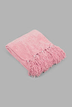 تنزيل الصورة على معرض الصور، Redtag-Pink-Chenille-Throw-With-Fringe-Category:Throws,-Colour:Pink,-Filter:Home-Bedroom,-HMW-BED-Throws,-NAYA,-New-In,-New-In-HMW-BED,-Non-Sale,-S22C,-Section:Homewares-Home-Bedroom-
