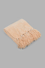 تنزيل الصورة على معرض الصور، Redtag-Beige-Chenille-Throw-With-Beaded-Fringe-Category:Throws,-Colour:Beige,-Filter:Home-Bedroom,-HMW-BED-Throws,-LEGACY,-New-In,-New-In-HMW-BED,-Non-Sale,-S22C,-Section:Homewares-Home-Bedroom-
