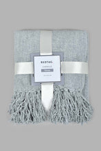 تنزيل الصورة على معرض الصور، Redtag-Grey-Chenille-Throw-With-Fringe-Category:Throws,-Colour:Grey,-Filter:Home-Bedroom,-HMW-BED-Throws,-LEGACY,-New-In,-New-In-HMW-BED,-Non-Sale,-S22C,-Section:Homewares-Home-Bedroom-
