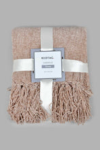 تنزيل الصورة على معرض الصور، Redtag-Brown-Chenille-Throw-With-Fringe-Category:Throws,-Colour:Brown,-Filter:Home-Bedroom,-HARMONY,-HMW-BED-Throws,-New-In,-New-In-HMW-BED,-Non-Sale,-S22C,-Section:Homewares-Home-Bedroom-
