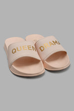 Load image into Gallery viewer, Redtag-Pink-Drama-Queen-Slide-Sliders-Women&#39;s-
