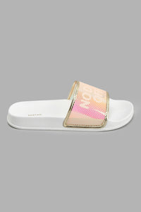 Redtag-Pink-Mesh-Slogan-Slide-Flip-Flops-Women's-