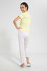 Yellow And White Bruchclub Pajama Set (2 Piece)