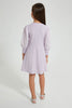 Redtag-Lilac-Skater-Dress-Dresses-Girls-2 to 8 Years