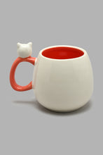 Load image into Gallery viewer, Redtag-White-Cat-Mug-Mugs-Home-Dining-
