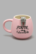 Load image into Gallery viewer, Redtag-Pink-Cat-Mug-Mugs-Home-Dining-
