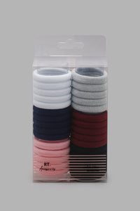 Redtag-Hair-Accessories-Box-Colour:Assorted,-Filter:Women's-Accessories,-New-In,-New-In-Women-ACC,-Non-Sale,-S22A,-Women-Hair-Elastic-Women-