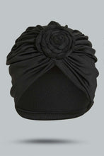 Load image into Gallery viewer, Redtag-Black-Embellished-Modest-Cap-Modest-Caps-Women-
