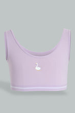 Load image into Gallery viewer, Purple And Grey Sports Bra (Pack of 2)
