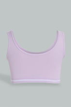 Load image into Gallery viewer, Redtag-Purple-And-Grey-Sports-Bra-(Pack-of-2)-365,-Colour:Grey,-Colour:Purple,-ESS,-Filter:Senior-Girls-(9-to-14-Yrs),-GSR-Bras,-New-In,-New-In-GSR,-Non-Sale,-Section:Kidswear-Senior-Girls-9 to 14 Years
