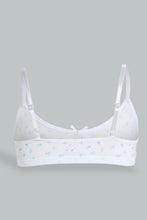 Load image into Gallery viewer, White And Blue Seamless Bra (Pack of 2)
