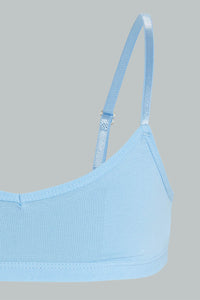 Redtag-Blue-And-White-Seamless-Bra-(Pack-of-2)-365,-Colour:Blue,-Colour:White,-ESS,-Filter:Senior-Girls-(9-to-14-Yrs),-GSR-Bras,-New-In,-New-In-GSR,-Non-Sale,-Section:Kidswear-Senior-Girls-9 to 14 Years